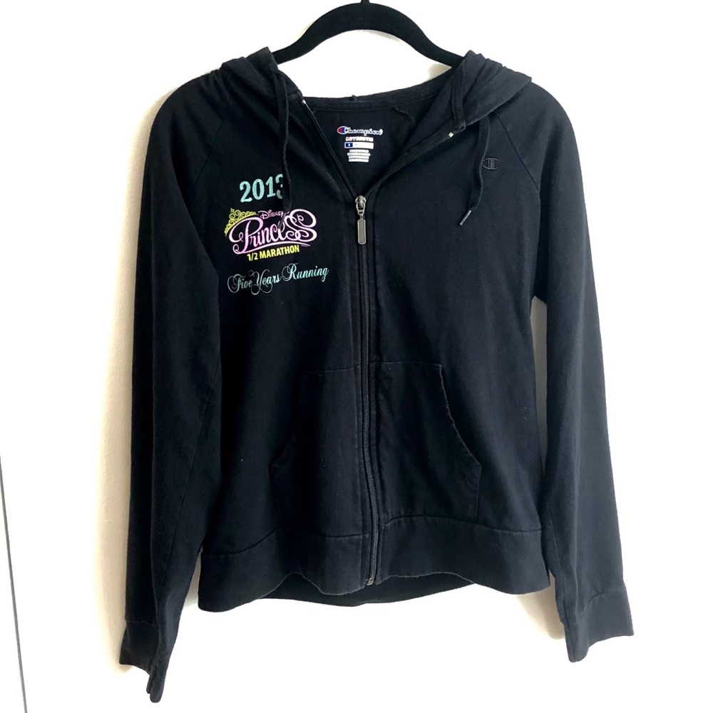 runDisney Black 2013 Princess Half Marathon Logo Hoodie